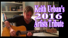 Keith Urban's 2016 Artists Tribute