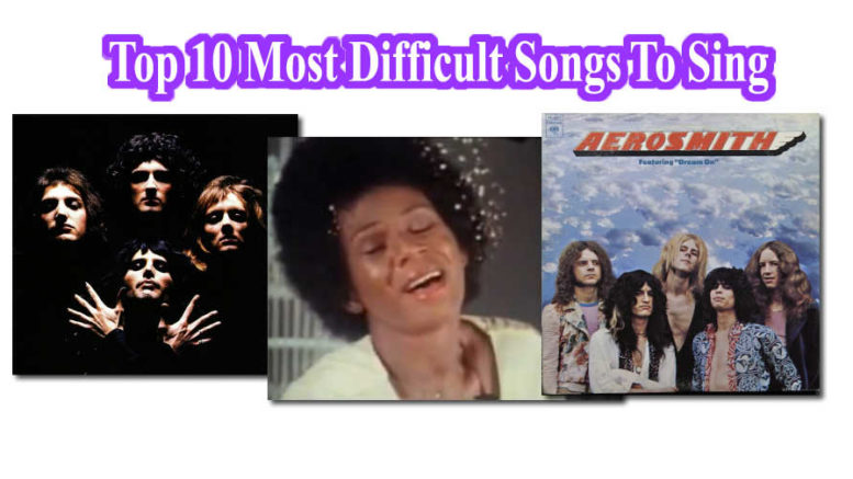 Top 10 songs that are difficult to sing